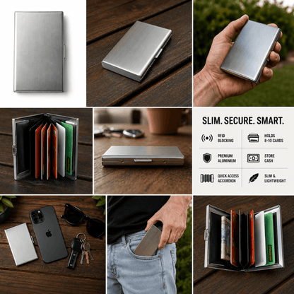 Blackridge88™ RFID Stainless wallet